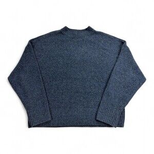 Vero Moda Women's Crewneck Sweater Sz S Heather Navy